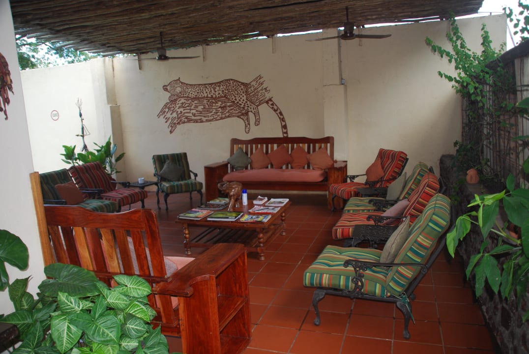 Ruhige Sitzecke Hotel The Garden Lodge On The Chobe River