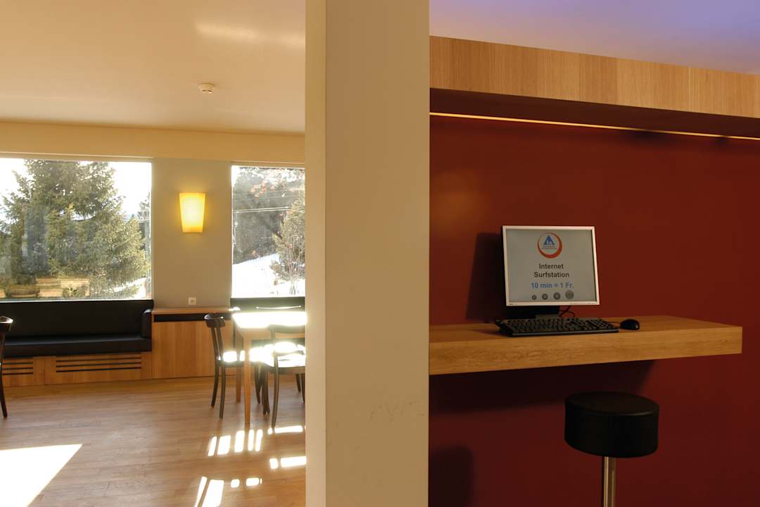 Lobby Jugendherberge Valbella