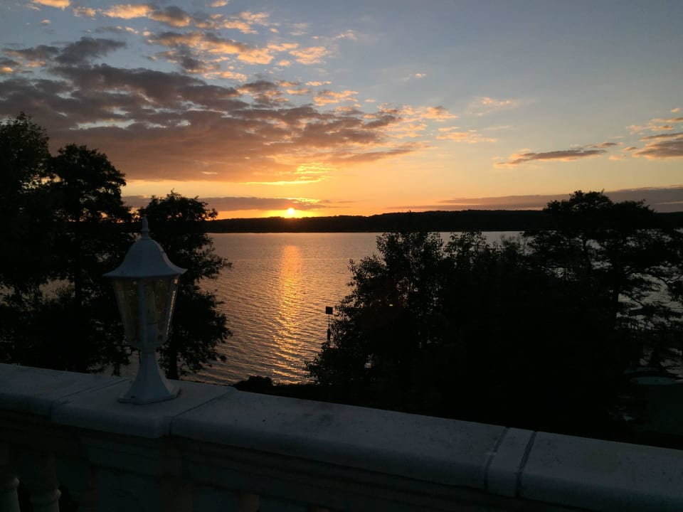 Ausblick Richtung Sonnenuntergang Hotel-Resort Märkisches Meer