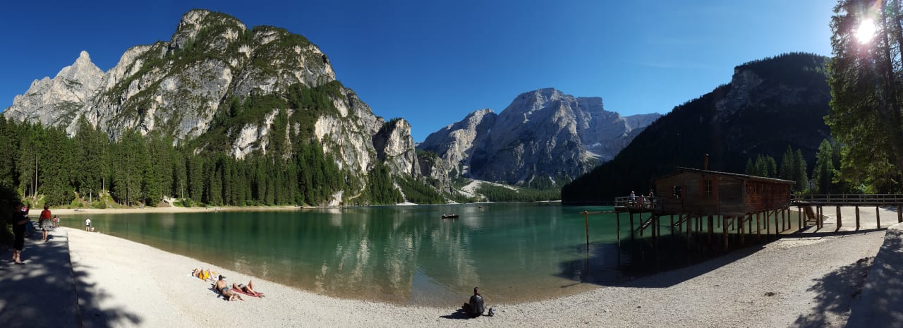 Ausblick Hotel Lago di Braies