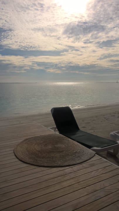 Blick aufs Meer vom Bungalow Meeru Maldives Resort Island