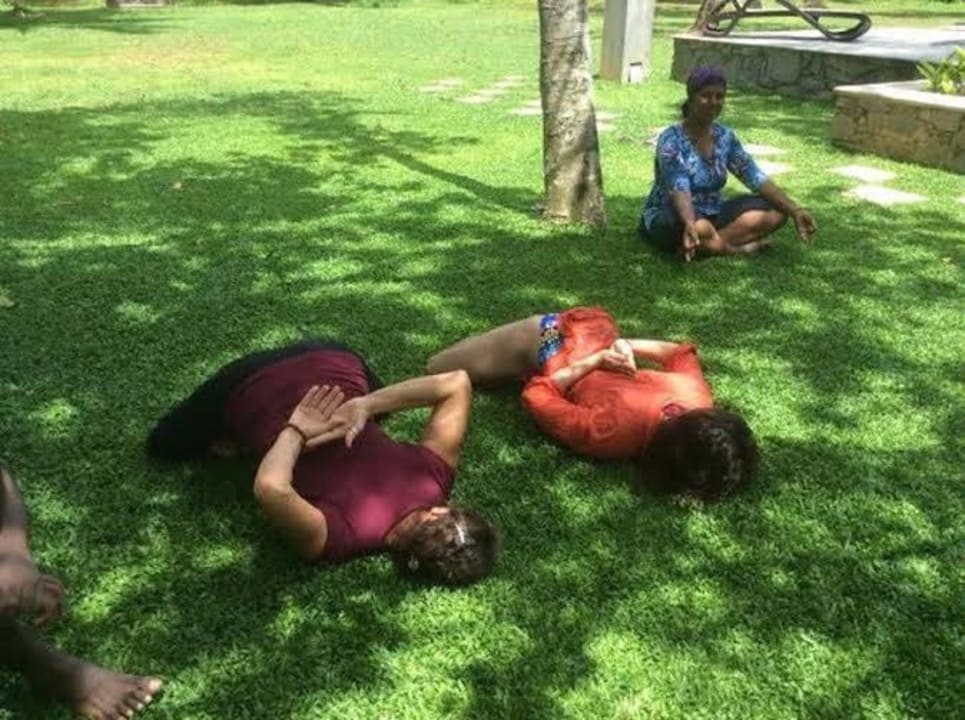 Beginner ,Intermediate and Advanced Yoga Poses Villa Velmarie Ayurveda Resort