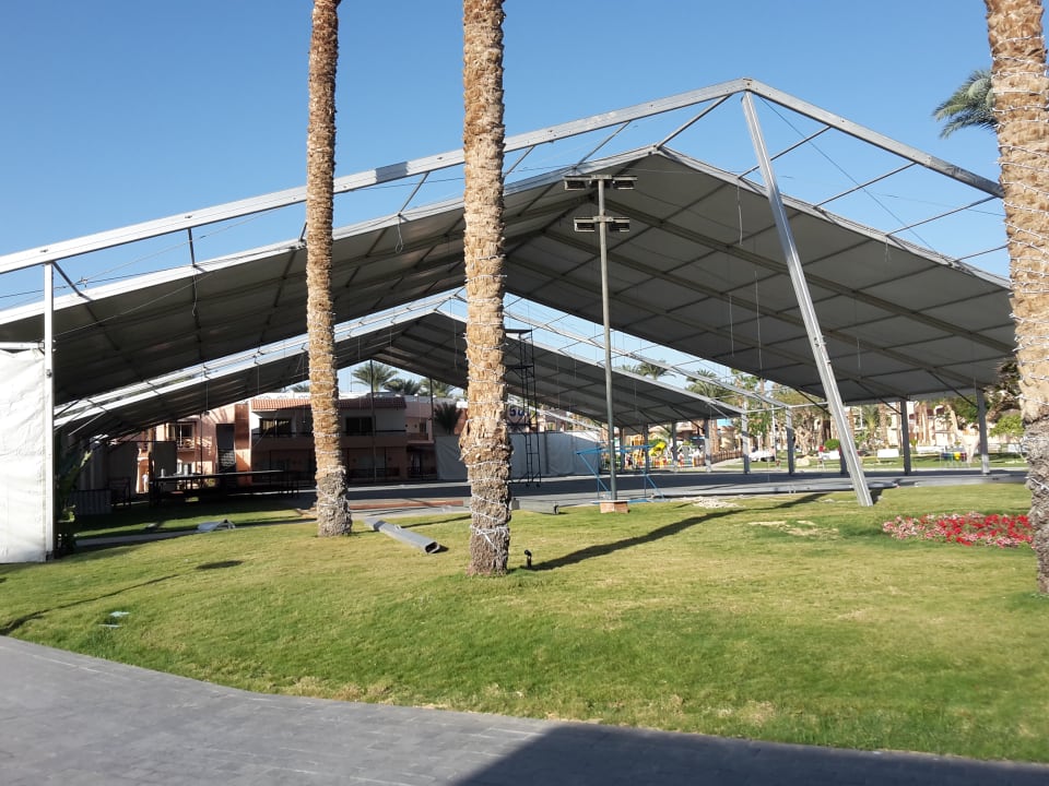 Das Partyzelt für Weihnachten und Silvester  Beach Albatros Resort