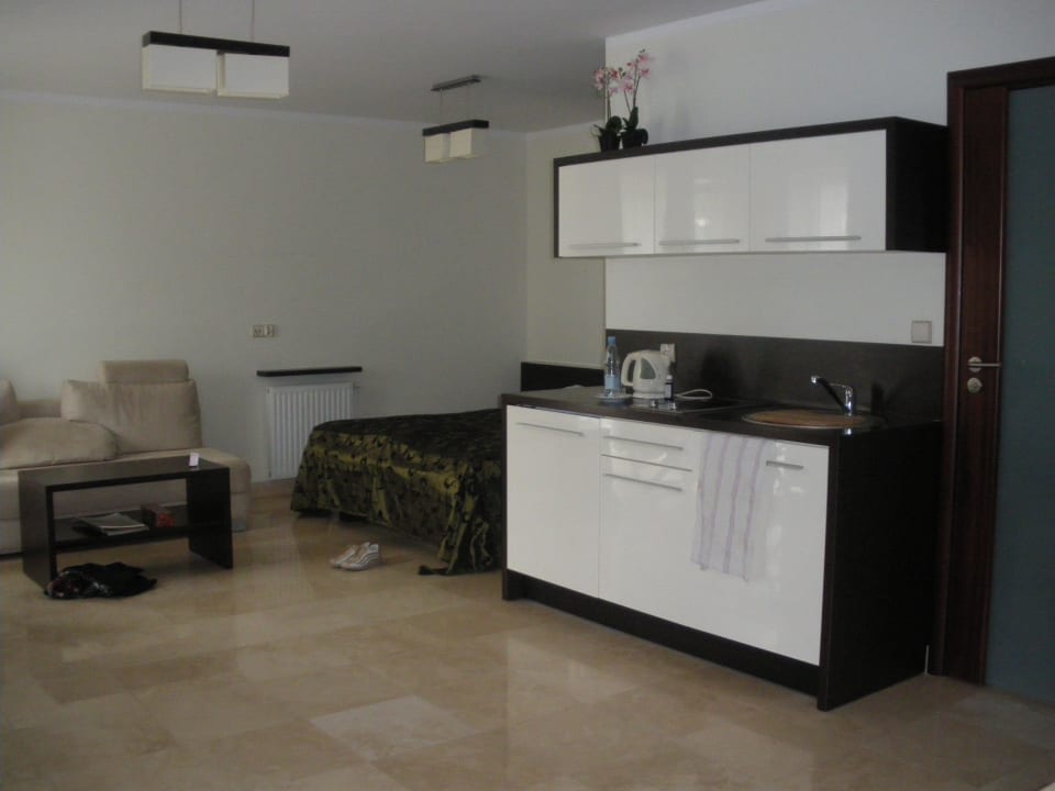 Küche im Zimmer integriert Aparthotel Panorama Avangard