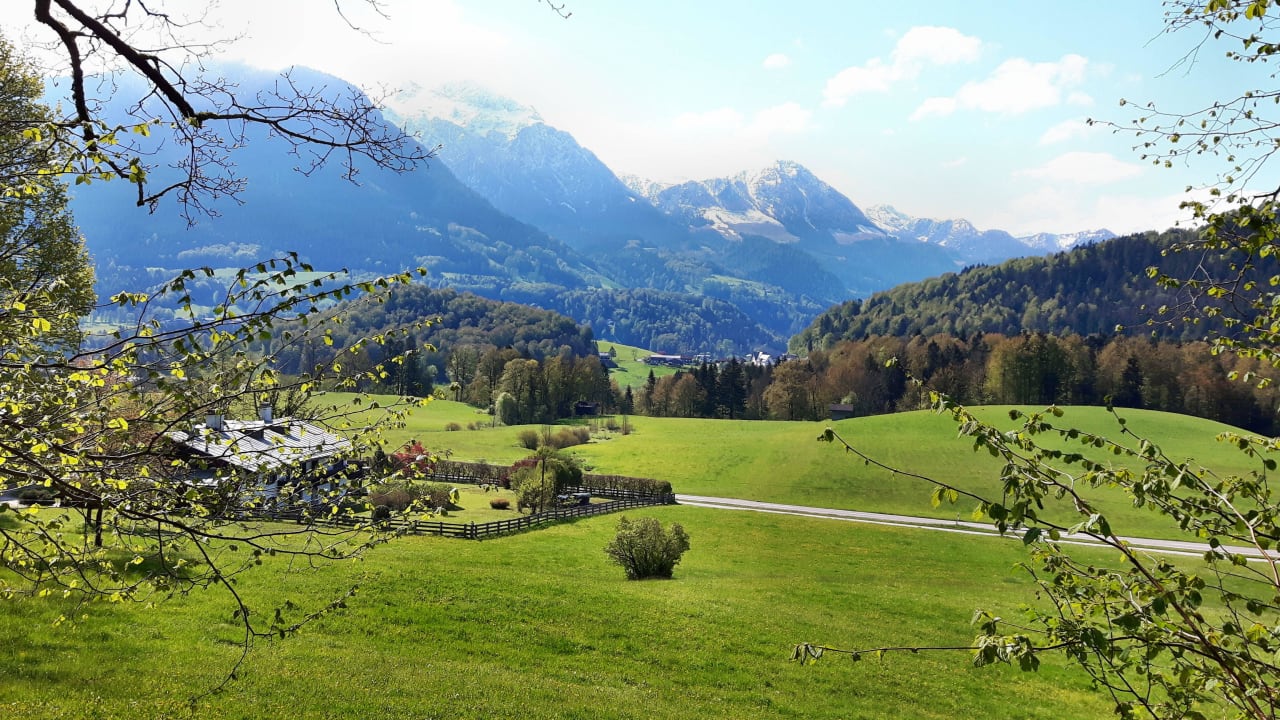 Vom Balkon aus hatten wir eine tolle Sicht Pension Almcafe Schnakenhöhe