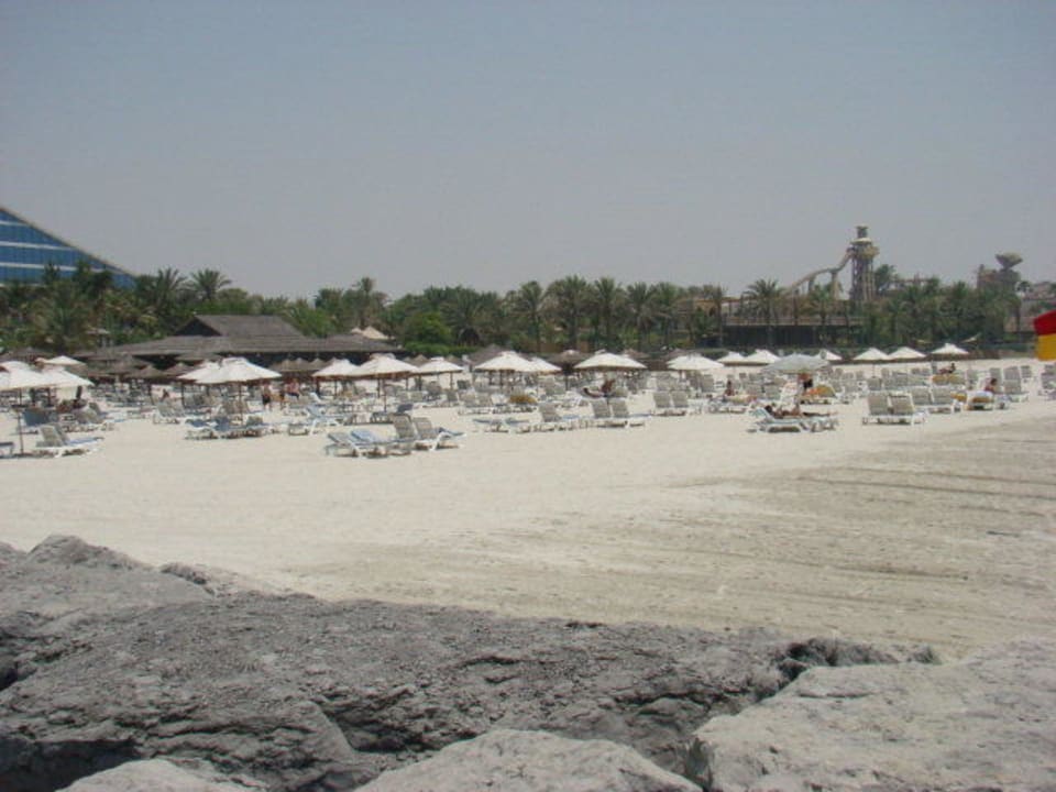 Strand des Hotels Jumeirah Beach Hotel
