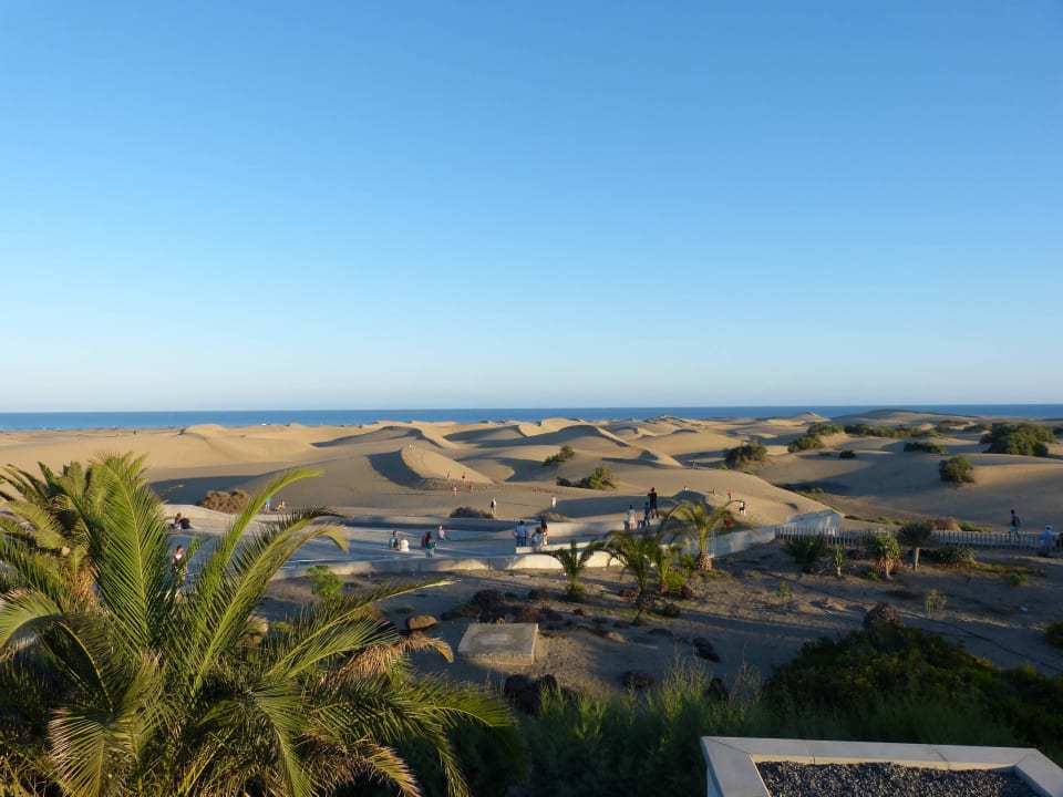 Blick nauf die Dünen Hotel Riu Palace Maspalomas Adults Only