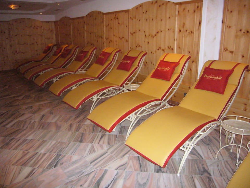 Ruheraum Wellnessbereich Hotel Dornauhof