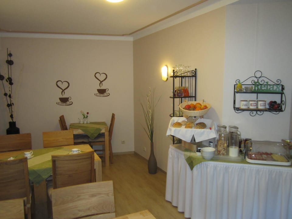 Frühstück Gästehaus Engelgasse Herzogenaurach