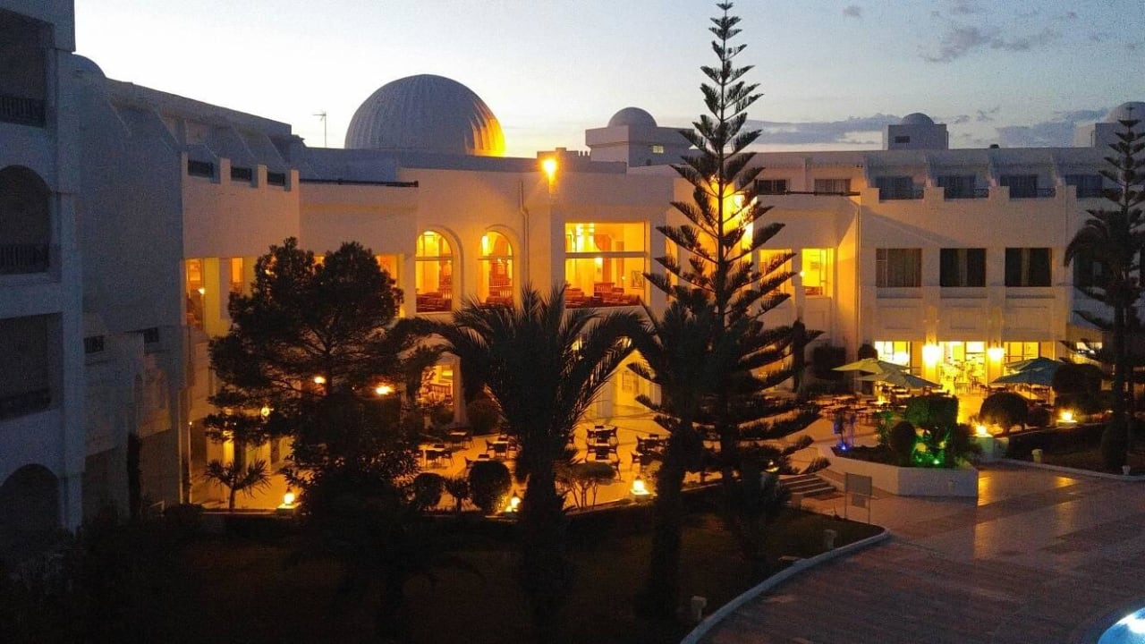 Außenansicht (Ausblick vom Balkon) Mahdia Palace Thalasso