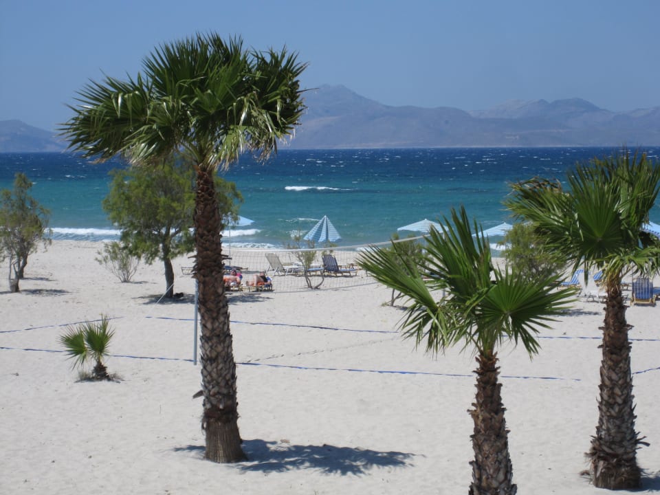 Blick von der Strandbar Atlantica Marmari Beach
