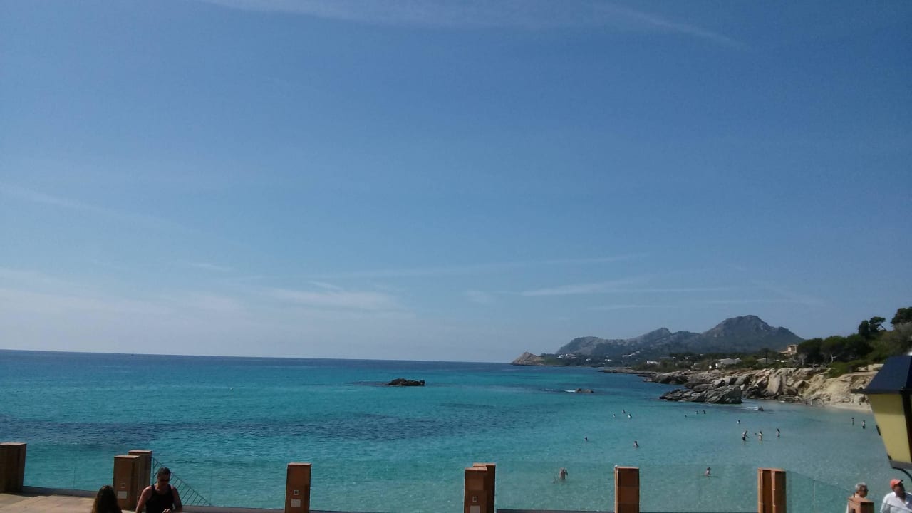 Von der Promenade aus Hotel Clumba