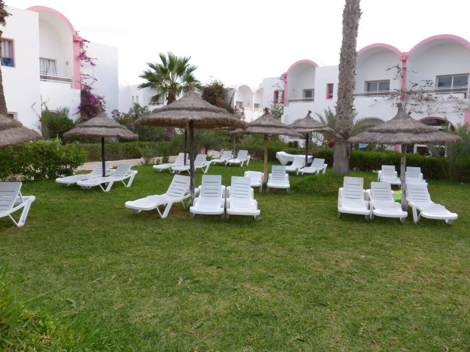 Wiese am Pool Hotel Homère Djerba