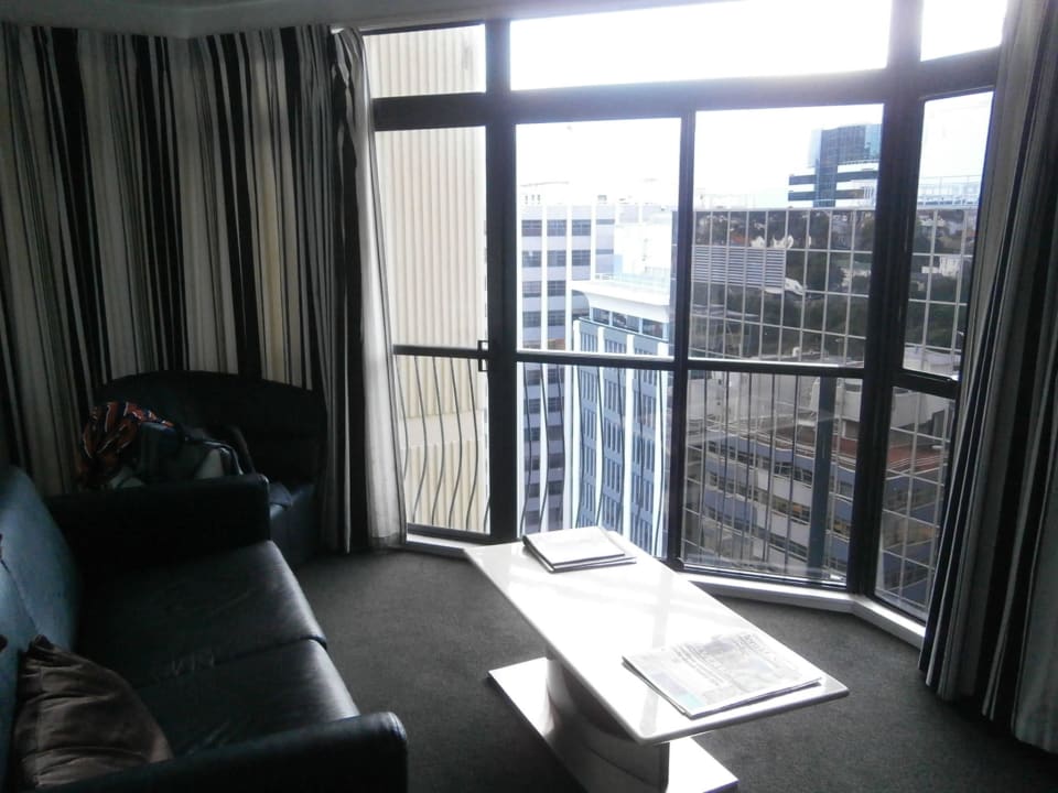 Ausblick vom 13. Stock Quest on Terrace Apartment