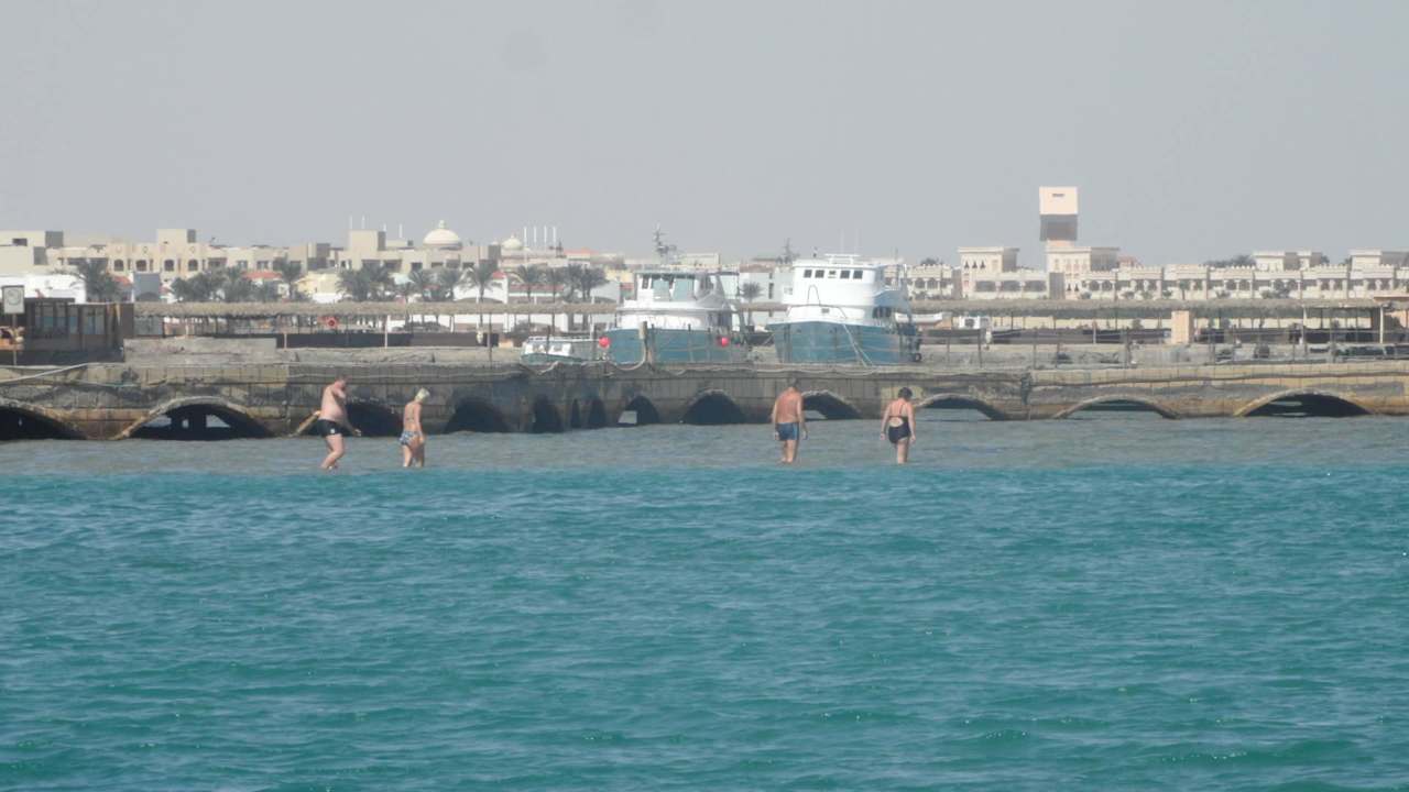 Strandabschnitt Dana Beach Pickalbatros Alf Leila Wa Leila Resort - Neverland Hurghada