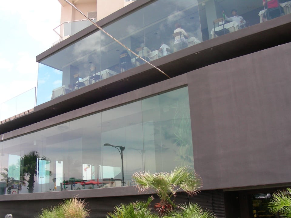 Glaswände! Hotel Victoria Palace