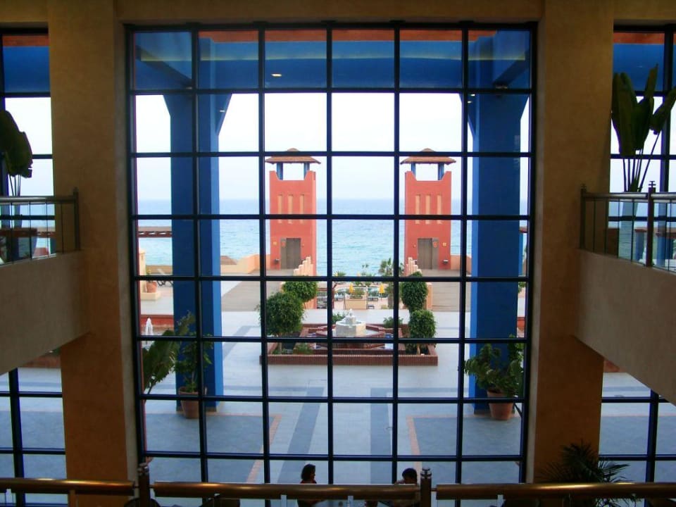 Blick aus der Rezeptionshalle Hotel H10 Tindaya