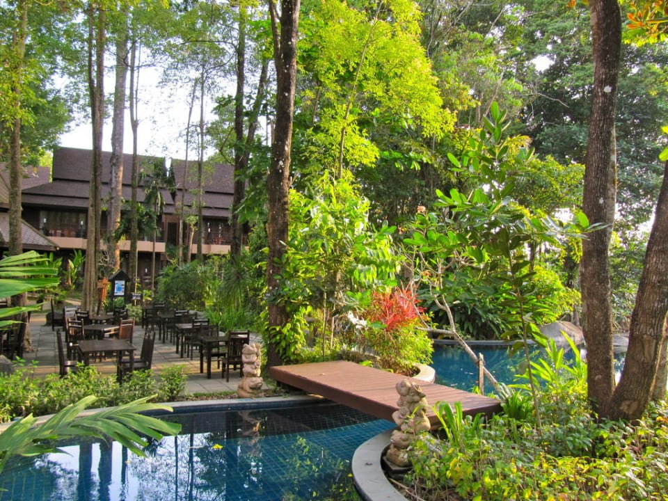 Ausblick von der Frühstücksterrasse Khao Lak Merlin Resort