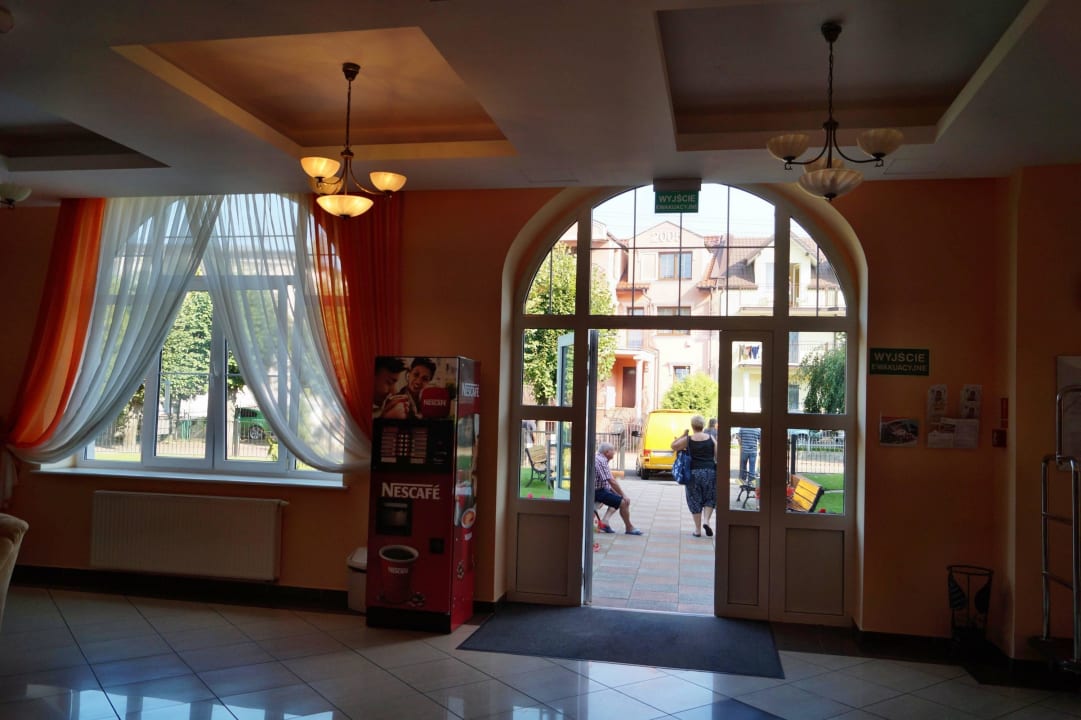 Wejście Kurhotel Haus Grunwald