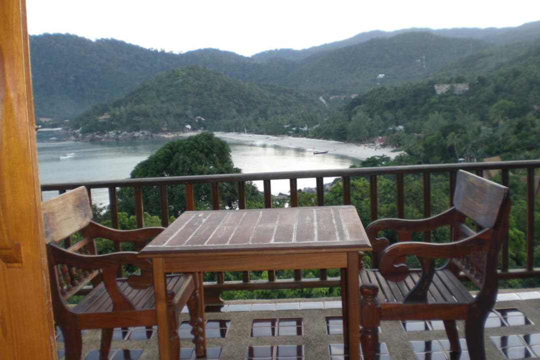 Balkon & Ausblick Zimmer 436 Santhiya Koh Phangan Resort & Spa