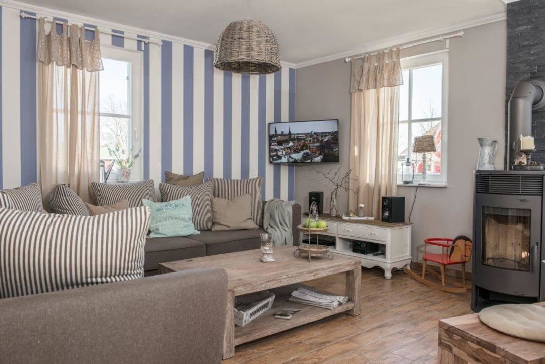 Wohnzimmer Schwankes Ferienhaus Seeadler