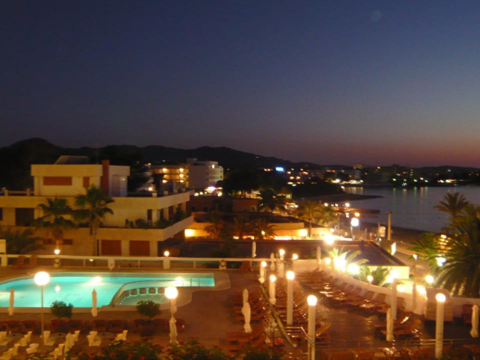 Ausblick am Abend Hotel Osiris