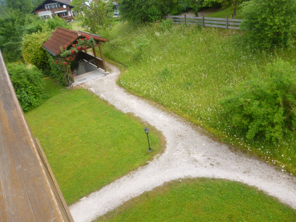 Blick vom Balkon Ferienwohnung Bergelemente