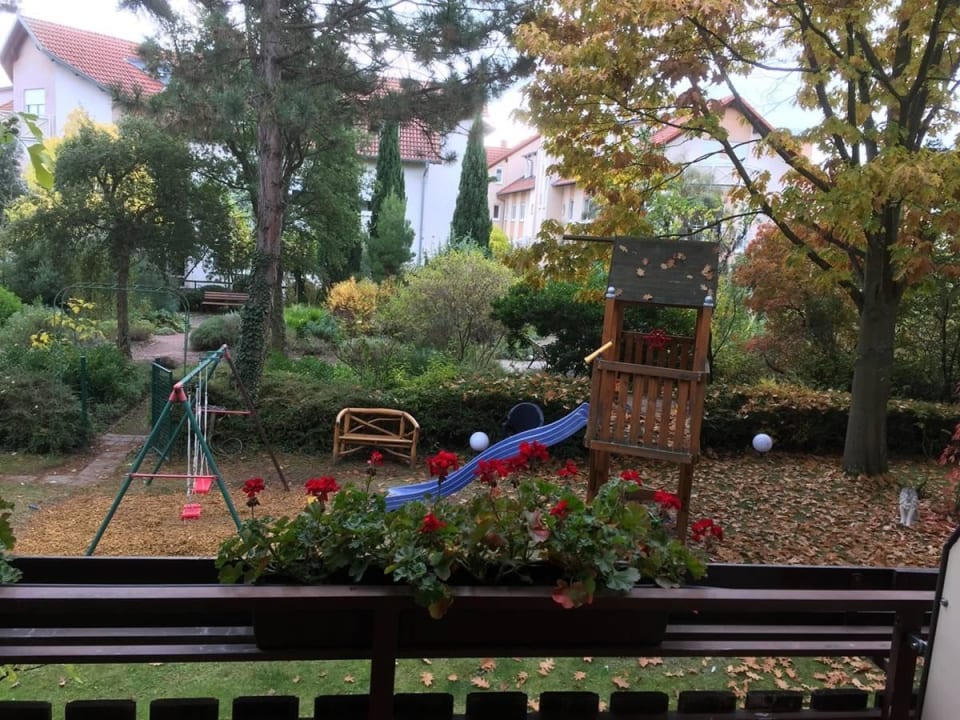 Ausblick vom Balkon Hotel Residenz Immenhof