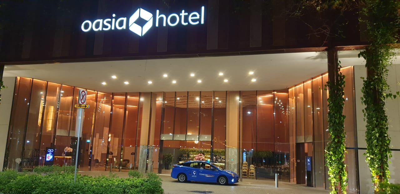 Außenansicht Hotel Oasia Singapore