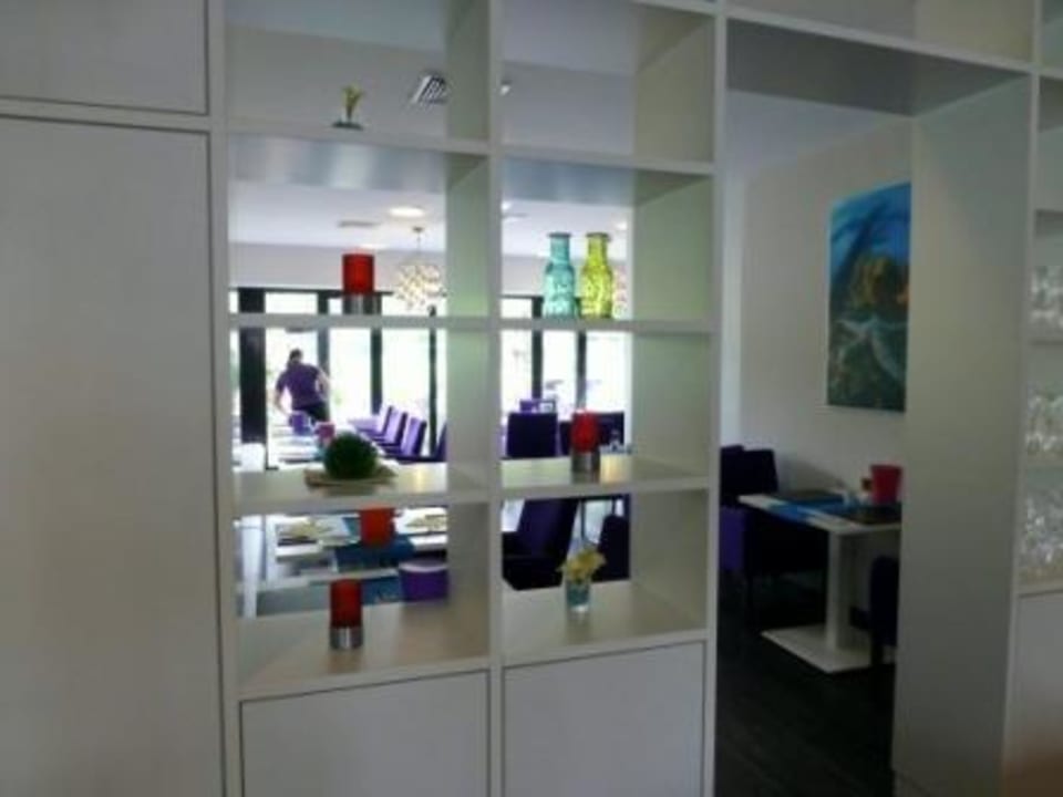 Eingang zum Restaurant Friendly Cityhotel Oktopus