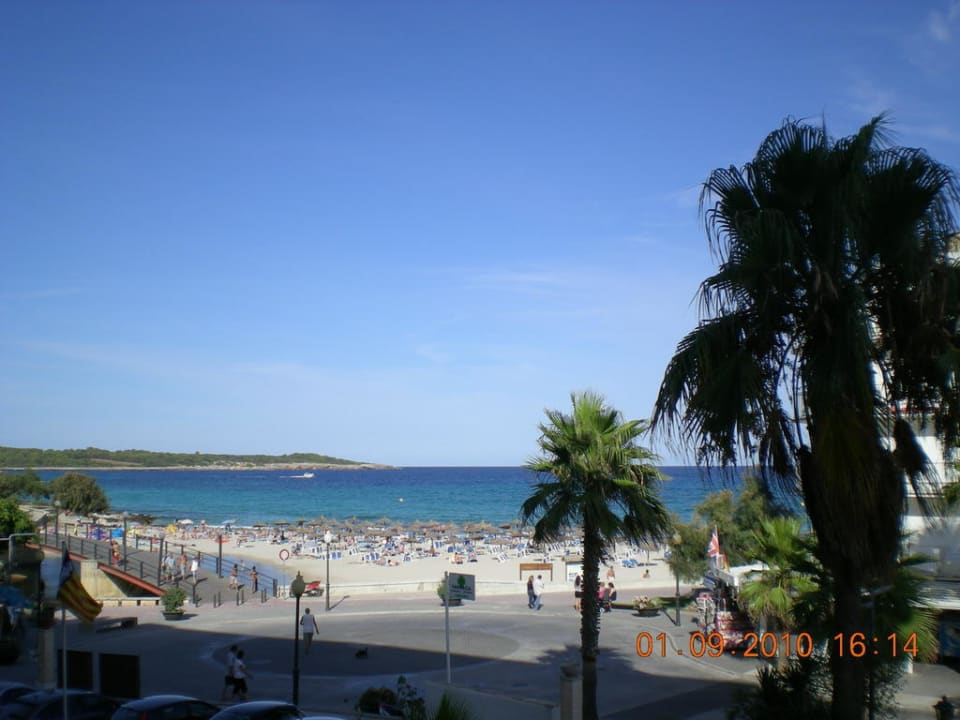 Blick vom Balkon auf's Meer Hotel Playa Moreia