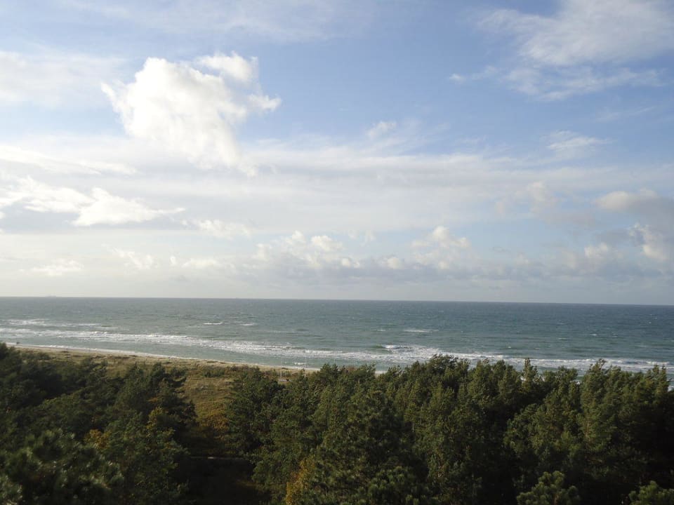Blick auf die Ostsee Strandhotel Fischland