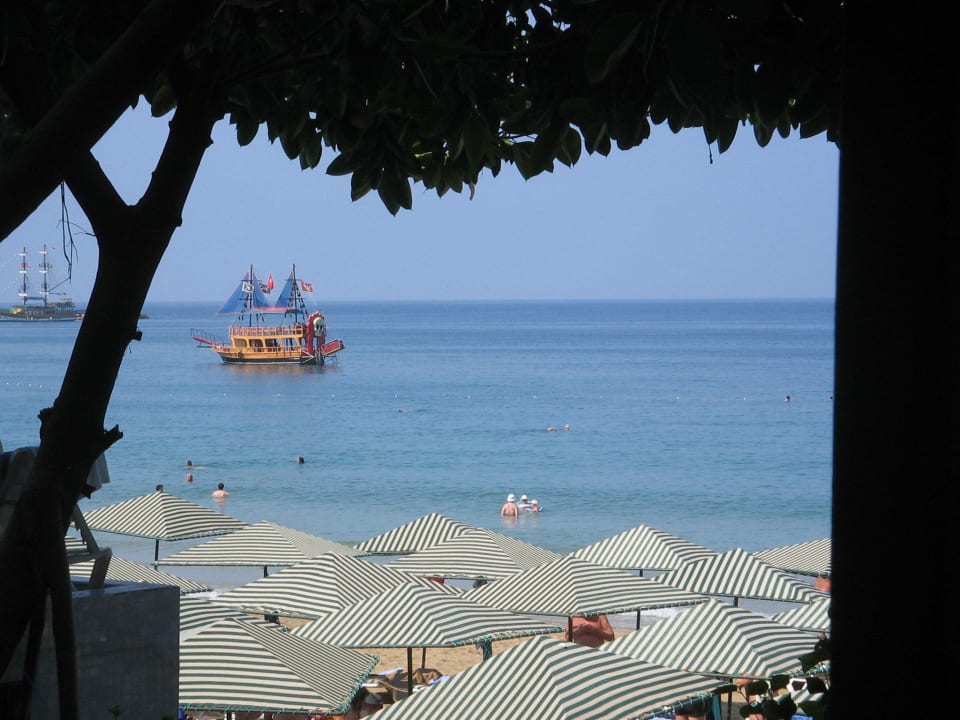 Vom Crepesbereich aus Aska Hotel Just in Beach