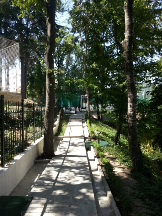 Der Weg zu den Sportanlagen GRIFID Club Hotel Arabella