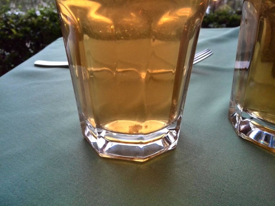 A piece of food in juice Sunrise Resort Hotel