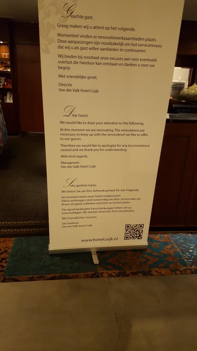 Unfassbar peinlich - Wieso ? Van Der Valk Hotel Cuijk