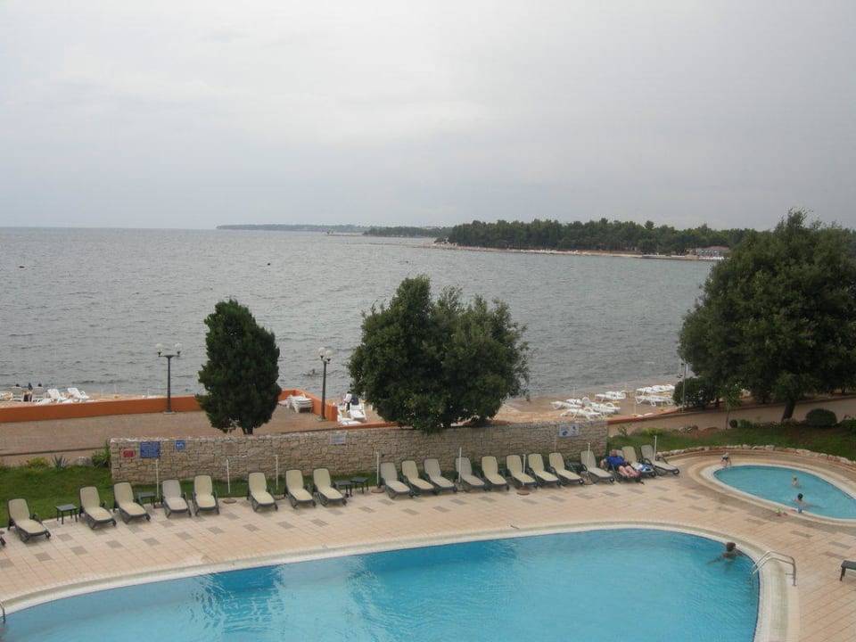 Ausblick vom Zimmer mit Meerblick Hotel Umag Plava Laguna