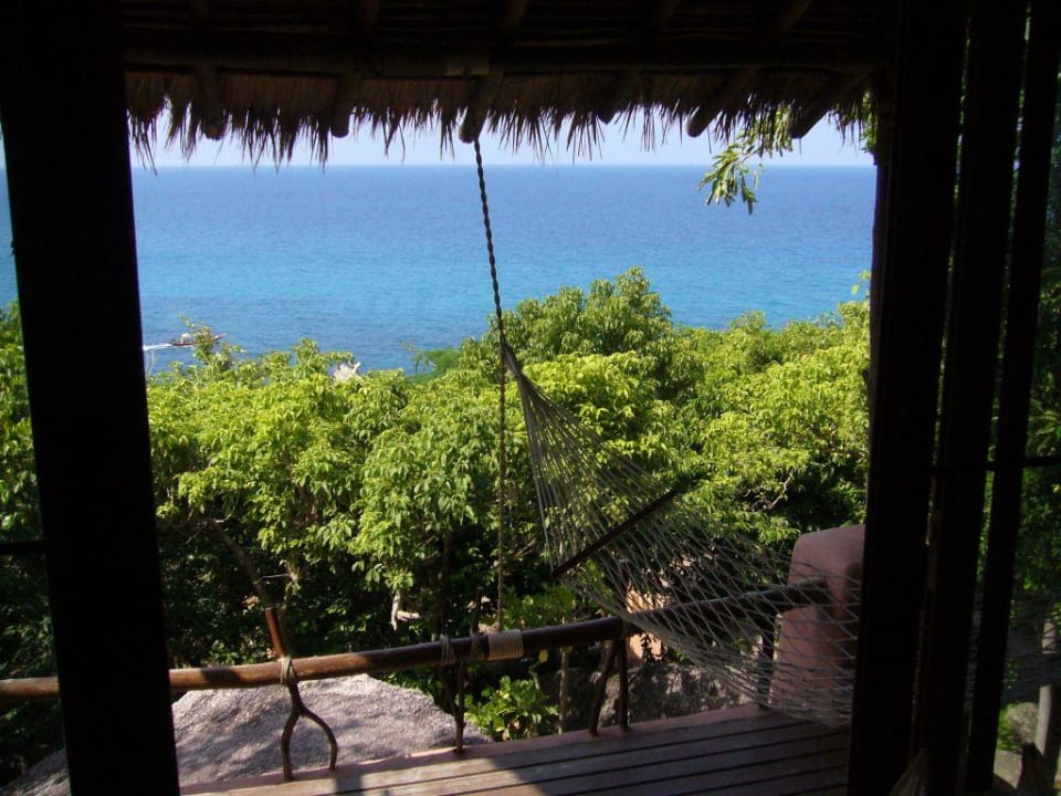 Terrasse von Bungalow Nr32 Koh Tao Cabana