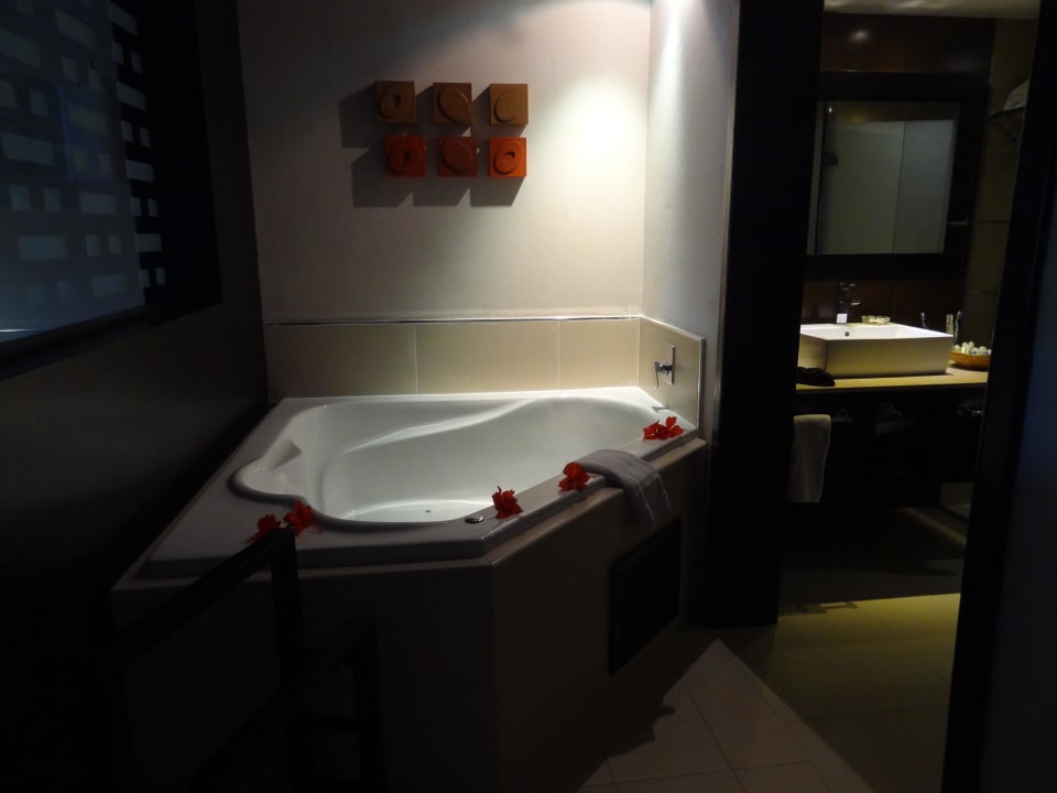 Blick in das halboffene Badezimmer Punta Cana Princess All Suites Resort & Spa