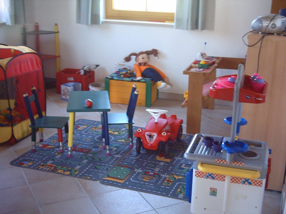 Kinderspielecke im Aufenthaltsbereich Ferienhof Wieser