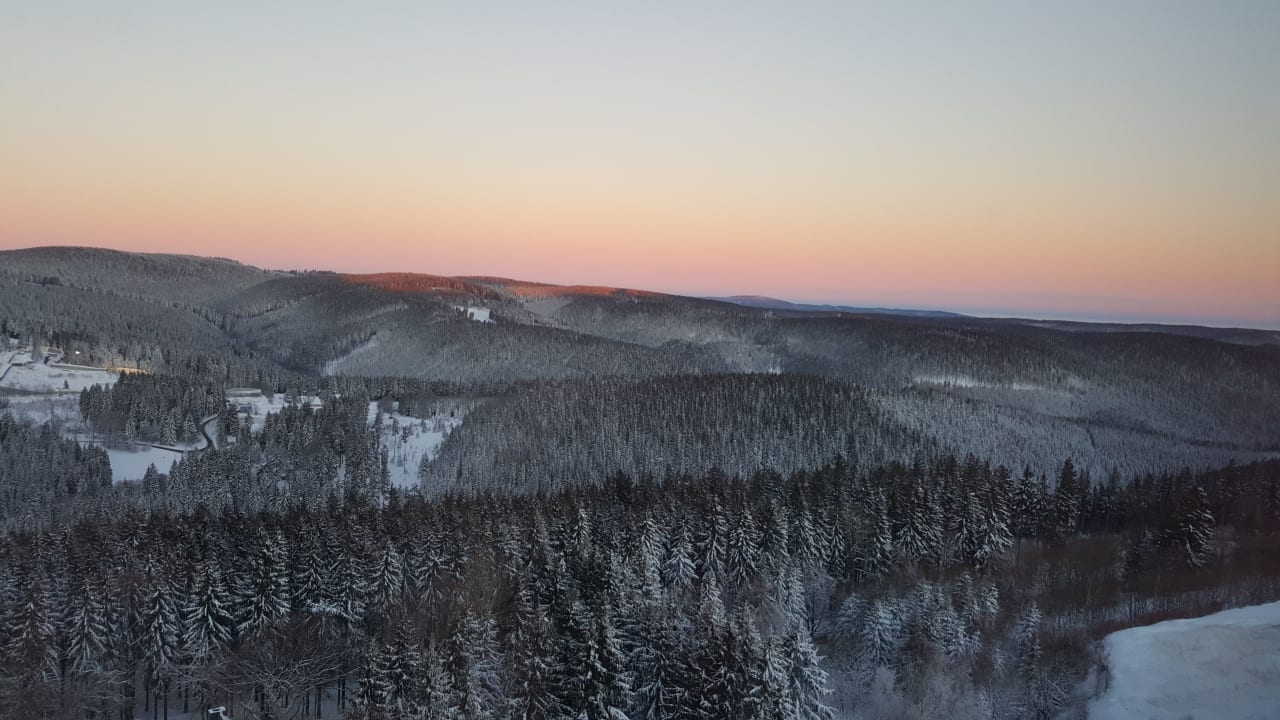 Ausblick AHORN Panorama Hotel Oberhof
