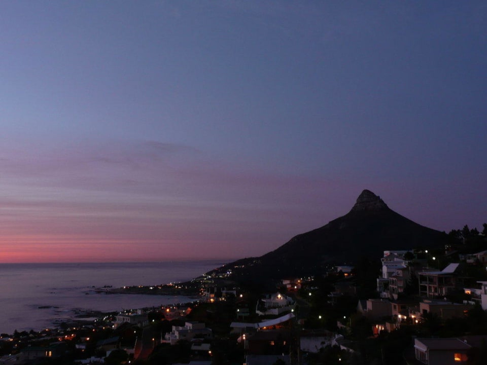 Abends Richtung Lion's Head Guest House Auberge du Cap