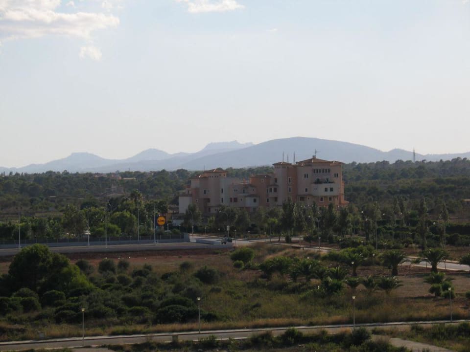 Aussicht vom Balkon La Santa Maria Hotel