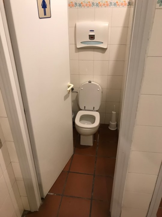 Öffentliche Hoteltoilette Ariotto Village