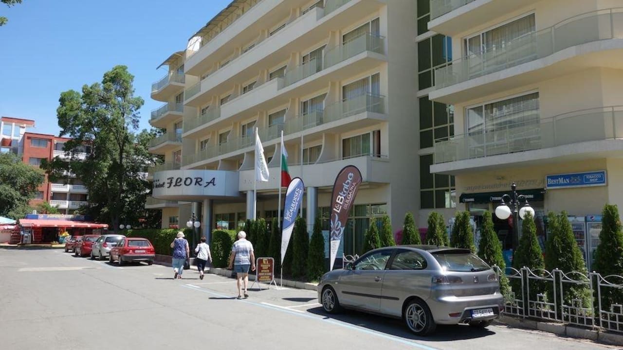Eingang zum Hotel Rodopi DAS Club Hotel Sunny Beach