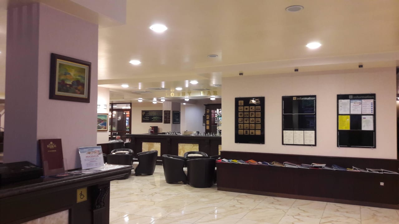 Hotelbar und Information Hotel Baikal