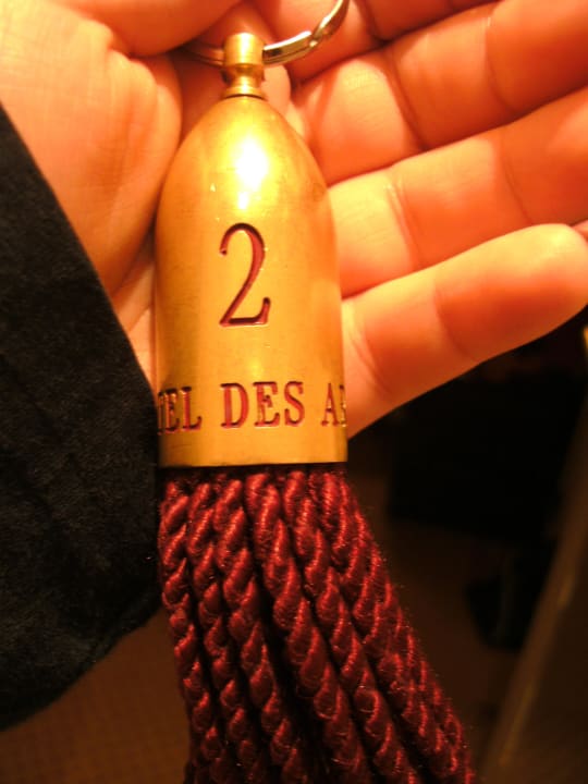 Zimmer Schlüssel Hotel des Arts Montmatre