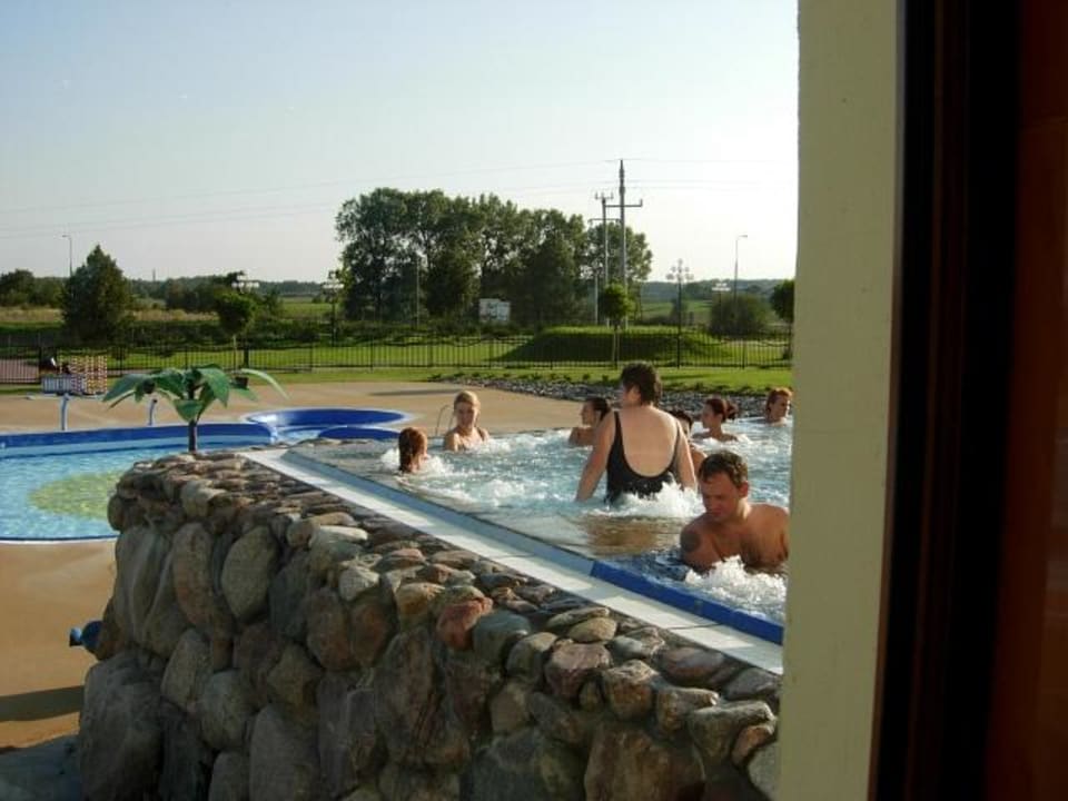 Water park outside part Hotel Gołębiewski