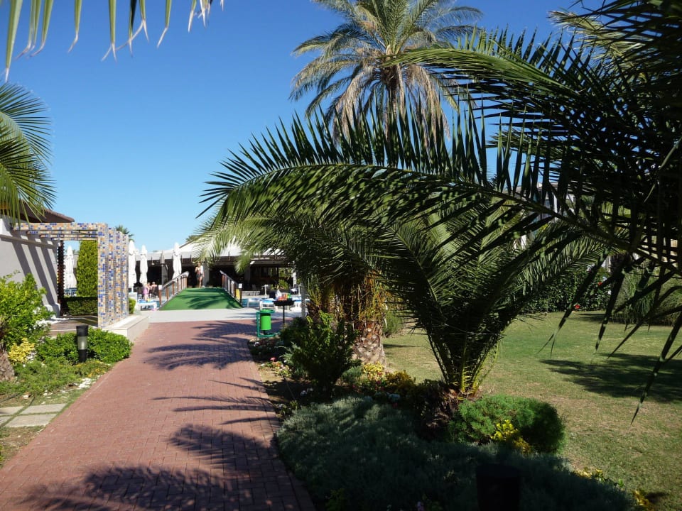 Weg zum Pool Sunis Elita Beach Resort & Spa