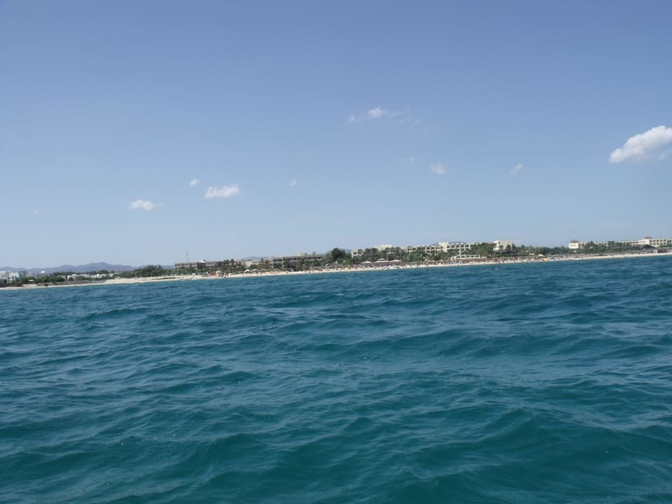 Vom Boot aus Hotel Paradis Palace